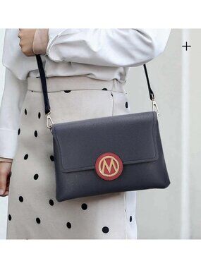 MKF Collection By Mia K Johanna Multi Compartment Crossbody Bag